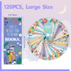120 PCS Book Lover Bookmarks, 30 Unique Designs Double-Sided Read