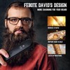 Heated Ionic Hair Straightening Brush for Men - 5 Temperature