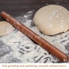 Aisoso French Rolling Pin, 17.7 Inches Wood Rolling Pin for