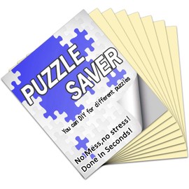 Preserve 6 X 1000 Jigsaw Puzzle Glue Sheets, 24 Sheets Puzzle Saver Peel and Stick, No Stress & No Mess Puzzle Saver Sheets, Puzzle Sticker Sheets