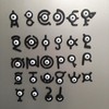 Unown Fridge Magnets - Shiny Unown and Custom Words -