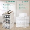 YITAHOME Shoe Storage Box, Set of 10 Shoe Storage Organizers