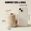 NADSENY Natural Travertine Sponge Holder for Kitchen Sink - Luxury