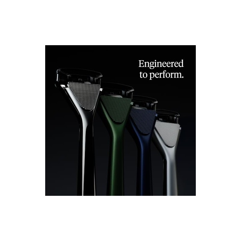 Premium Razor for Men, Handle + 2 Razor Blade Refills
