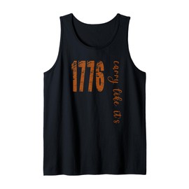 Carry like it's 1776, second amendment, conceal feminine Tank Top