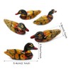 Honbay 10pcs Resin Painted Duck Chopsticks Holder Stand