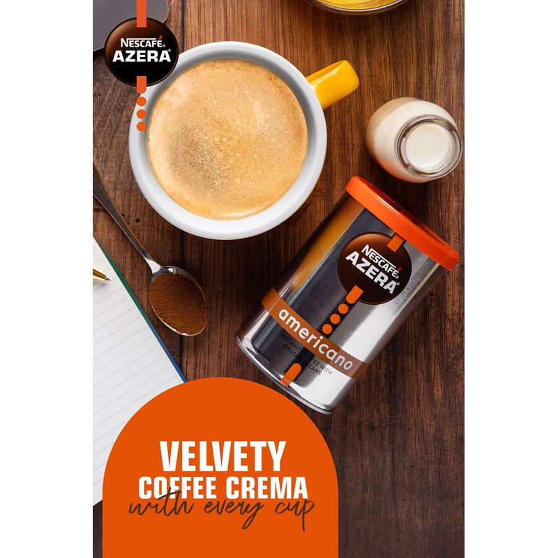NESCAFE Azera Americano Instant Coffee, 90 g (Pack of 6)