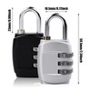 4 Pieces Luggage Locks,Suitcase Locks,Suitcase Padlocks,Combination Padlocks 3 Digit Combination