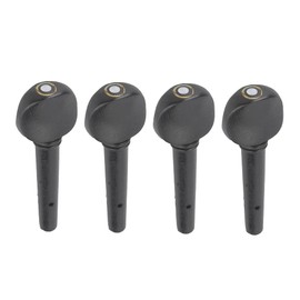 Set of 4 Violin Ebony Pegs, Violin Tuning Pegs, Quality Violin Strings Shaft Tuning Pegs Accessories Replacement for 1/8 1/2 1/4 Violin (1/4)