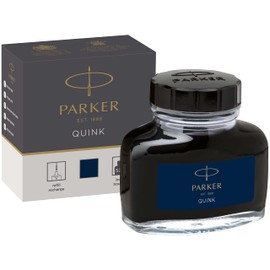 Parker Quink Fountain Pen Ink in Ink Pot in Blister Pack, 57 ml