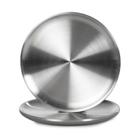 RTIC Anywhere Stainless Steel Plates Set of Two, Stackable, Durable Outdoor Dinnerware, Dishwasher Safe, Graphite