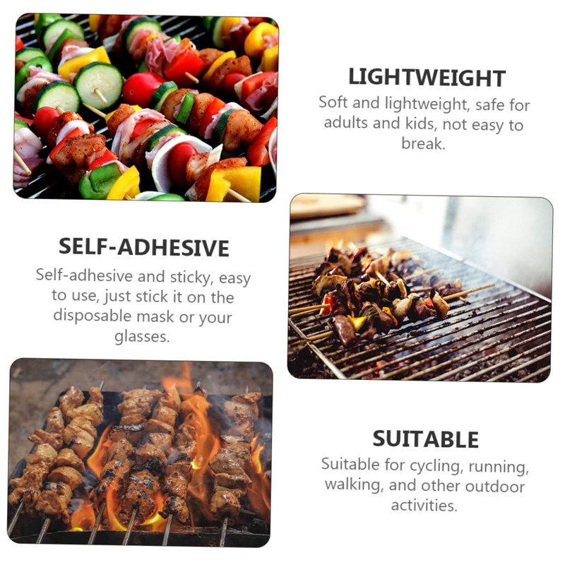 Totority 1set Stainless Steel Barbecue Probe Clips Adjustable Thermometer Holder