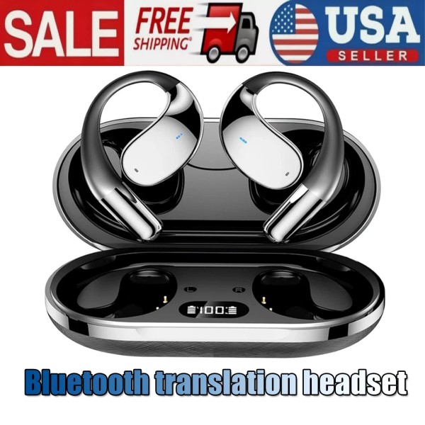 144Language Bluetooth Translator Earphones Real Time Smart Translation Earphones