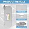 PHATRIP Driver Left Side Sun Visor Compatible with Hyundai Elantra
