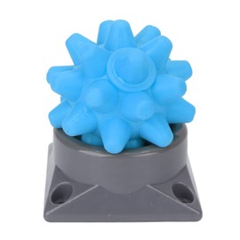 Fascia Massage Ball Fatigue Relief Multifunctional Spiky Massage with Base for Sports Training Recovery(Blue)