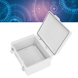 Junction Box ABS Junction Box IP67 Waterproof Dustproof Electronic Box with Mounting Plate and Wall Brackets for Indoor and Outdoor Use 220 x 170 x 110 mm