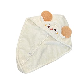 IWOWHERO Absorbent Coral Fleece Hair Towel Turban Quick Dry Hair Wrap for Bathing Comfortable and Fashionable Head Towel Reduces Breakage and Frizz Soft and Gentle Material