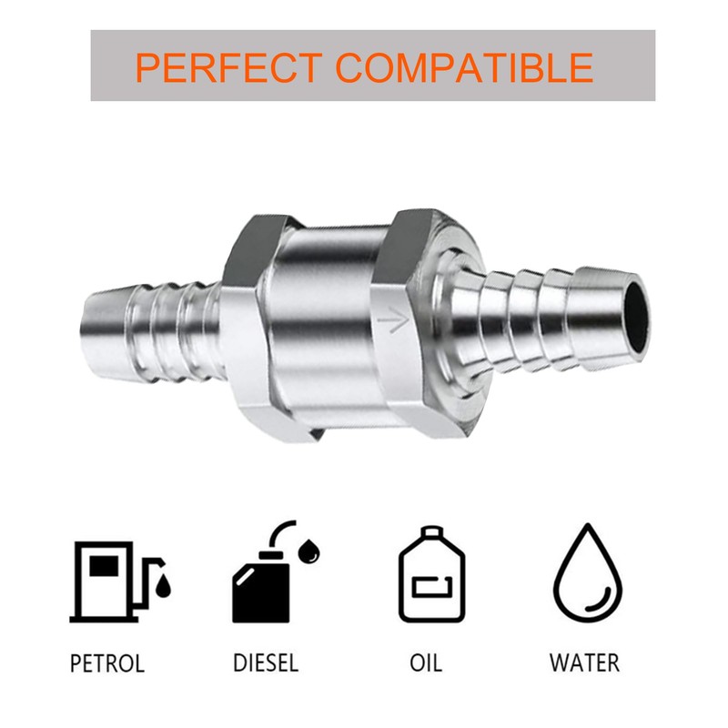 HISports Aluminium Fuel Check Valve for Car Carburettor Low Pressure