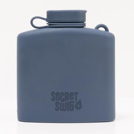 Secret Swig: 8 oz. silicone hip flask with air-vented funnel. Compact, discreet, money-saver for concerts, festivals, hiking, sports, parties, reunions, and more. Fits in pockets & bags. Leak-Free!