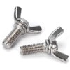 M8-1.25 x 60mm 304 Stainless Steel Wing Butterfly Screws Bolts,Wing