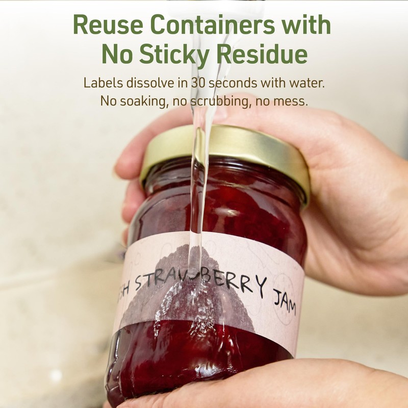 Avery Dissolvable Rectangle Labels, Sure Feed Technology, 1.75" x 7.75",