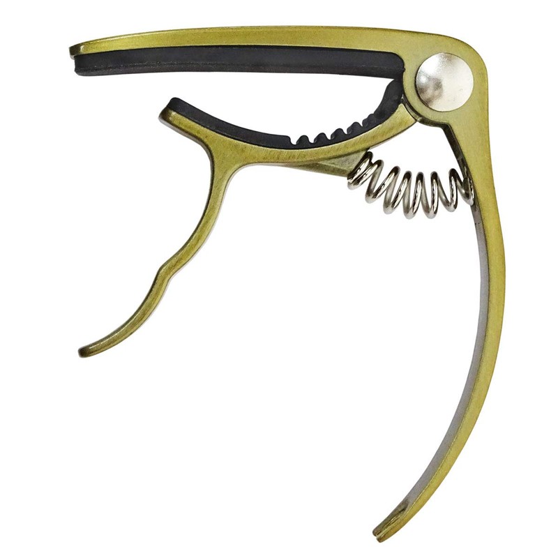 keepdrum Capo for Acoustic Guitar and Electric Guitar Gold