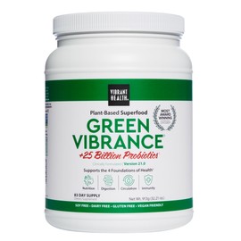 Vibrant Health, Green Vibrance, Vegan Superfood Powder, 83 Servings