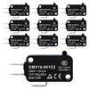 DewinLVD 10 x Micro Switch Travel Limit Switch Self-Reset 3-pin