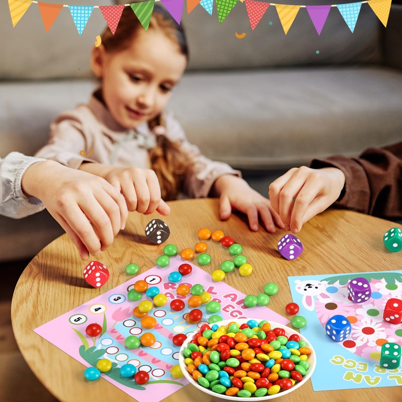 Soulchen 30 Sets Easter Games Spring Party Activity Egg Roll