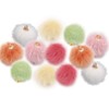 Fur Balls, 6 Colors, 36 Pieces, 0.6 inches (15 mm),