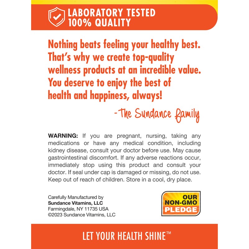 Sundance Magnesium Glycinate Capsules | 665 mg | 50 Quick