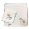 Shinjikatou Initial Gokochi Towel Handkerchief Initial Handkerchief (A)