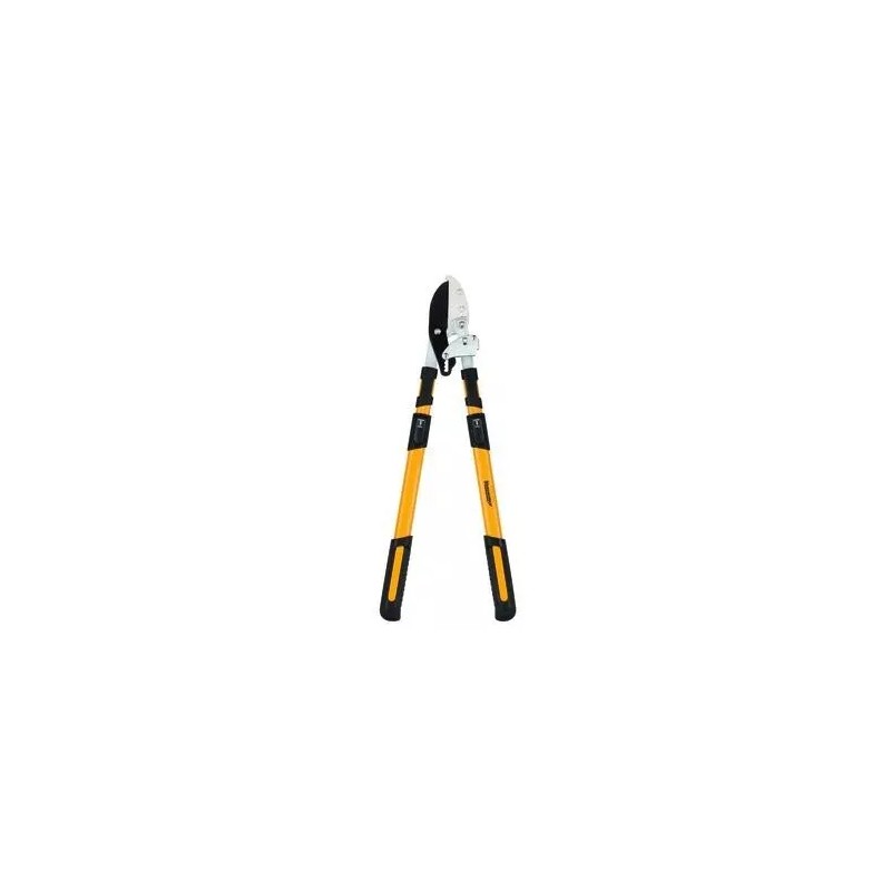 Yardworks 34" Ratcheting Anvil Lopper Steel Blade Telescopic Handle Dry
