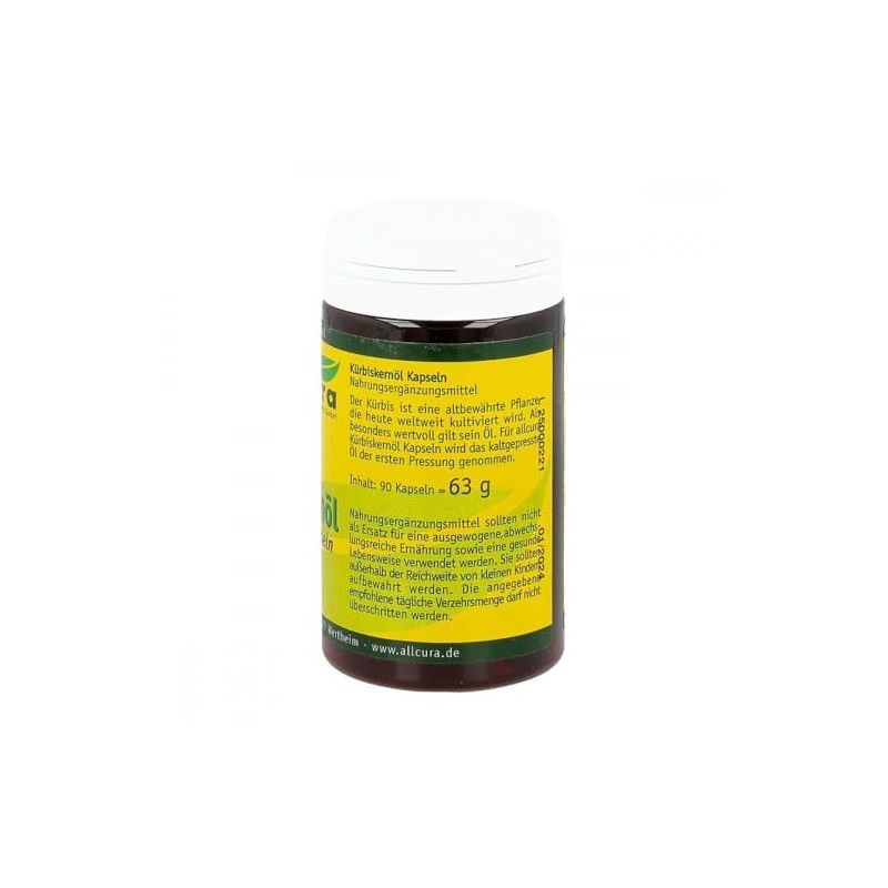 Kuerbiskernoel Capsules, Pack of 90