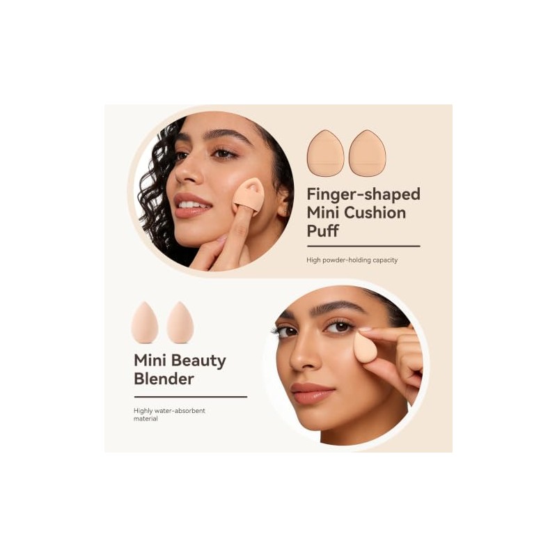 MAGEFY Brochas para Maquillaje Profesional, 17 PCS Brochas de Maquillaje