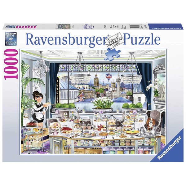 Ravensburger London Tea Party 1000 Piece Jigsaw Puzzle for Adults & for Kids Age 12 & Up
