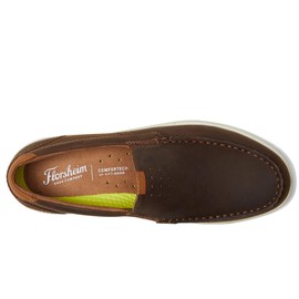 Florsheim Men's Crossover Moc Toe Slip-On Brown Pull Up 9 Wide
