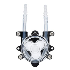 Oumefar DC 12 V Mini Peristaltic Pump Laboratory Dosing Pump Drip Dosing Pump with Constant Flow Hose for Regulated Flow Rates (3 x 5 mm Rubber Tube)