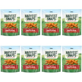Harvest Snaps (Tomato Basil Snack Crisps, 8 Snack Packs), 3.0 ounces