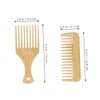 OATIPHO 3pcs Wooden Hair Combs - Wide Tooth Comb and