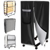 Nizirioo Black Waterproof Dustproof Folding Duvet: Storage Bag for Guest