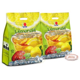 DXN Lemonzhi Tea Mix + 5's Nona Manis Disposable Coaster (Pack of 2)