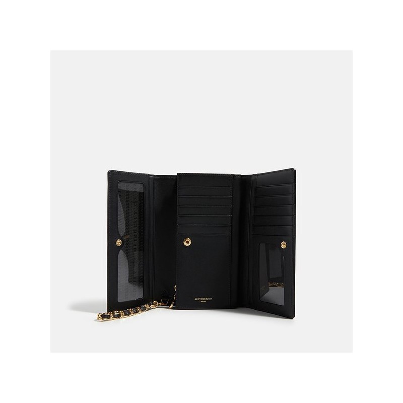 Metrocity (광주신세계)3단 장지갑 M233WP1363Z (Guangzhou Shinsegae) 3-Compartment Long Wallet M233WP1363Z
