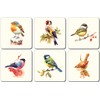 Garden Birds Melamine Coasters - Mixed Set 2, Pack of