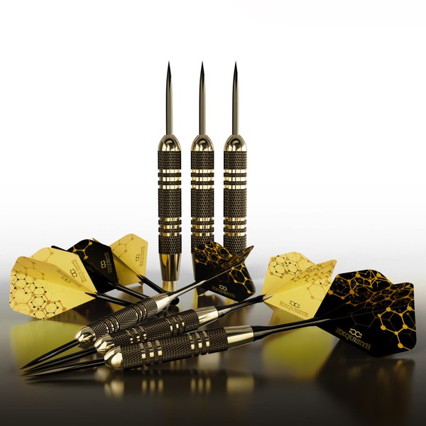 CC-Exquisite CC-Exquisite Premium Steel Tip Darts Set - Professional Darts,