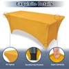 PureFit Spandex Table Covers 6ft Fitted Table Clothes for 6
