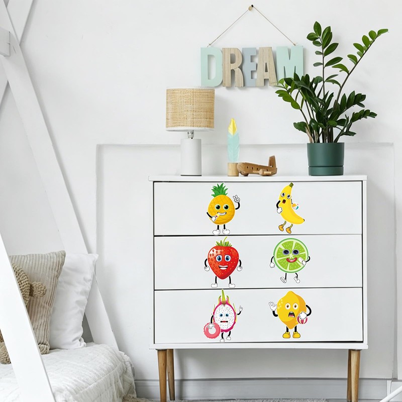 24 Sheets Fruit Make a Face Sticker, Make Your Own