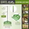 Flip Scooping Leaf Rake, Heavy Duty Lawn and Yard Care,