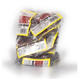 Jungle Cat Cacao 7-Pack (Seven 1oz Packages) of Belize Energy! Roasted Cocoa Beans - Cacao Superfood - Low Caffeine - Equivalent to a Cup of Green Tea - Theobromine - Gentle Stimulant - Magnesium - B Vitamins - Fantastic Strong Dark Chocolate Taste - Lea