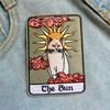 CHBROS Cat in The Sun and Moon Embroidered Patches Applique,
